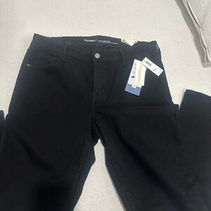Old Navy Black Rockstar Skinny Jeans Classic Style NWT